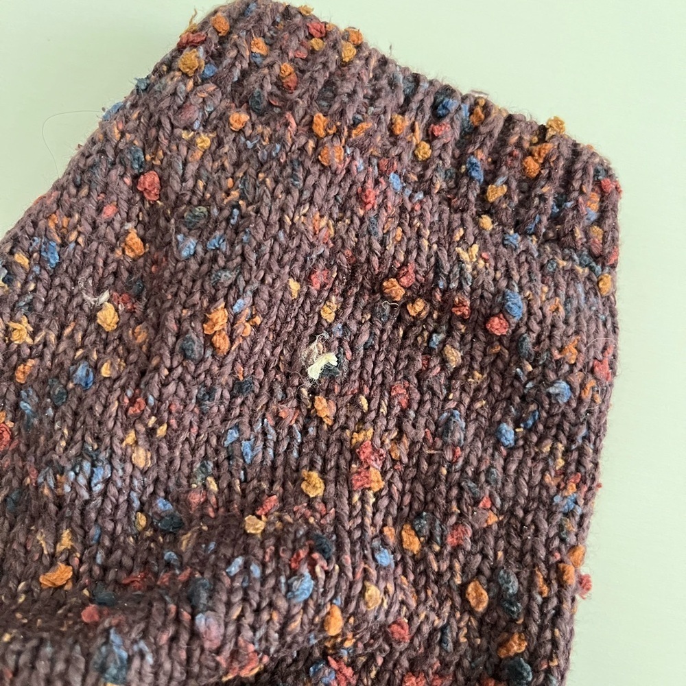 J. Jill Marled Knit Cardigan - purple - Picture 8 of 9
